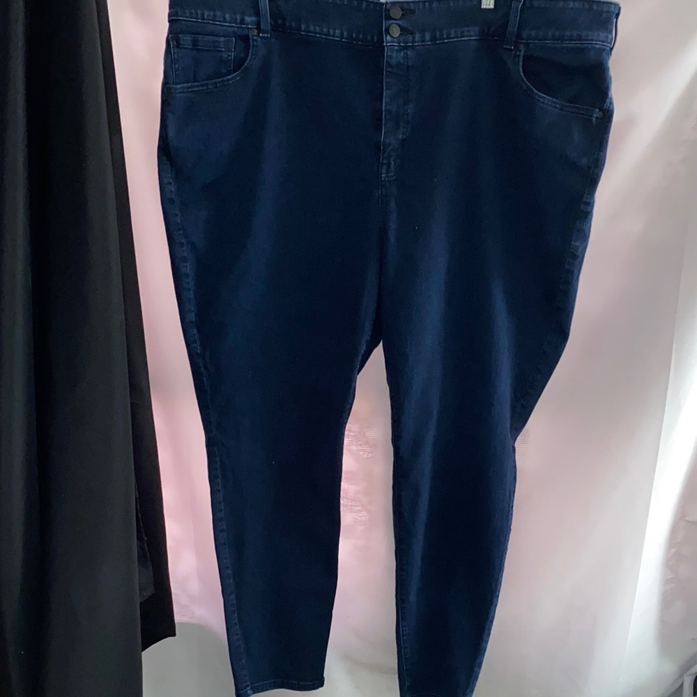 Lane Bryant‎ WO size 28 PLUS SIZE high rush skinny jeans good clean condition